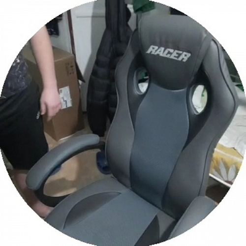 Компьютерное кресло Racer Gt New/Рейсер Гт Нью металлик / синий 36/10 фото покупателя 2