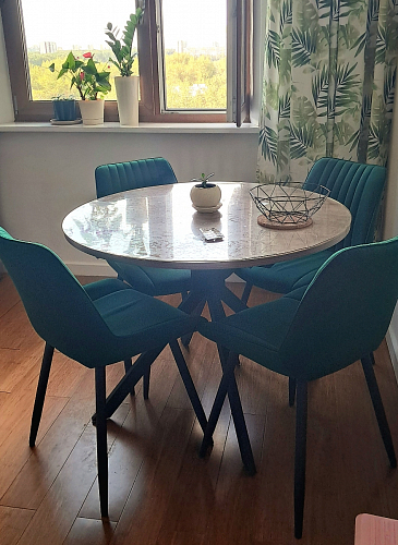 Комплект стульев Седа К 4 шт латте / черный фото покупателя 60