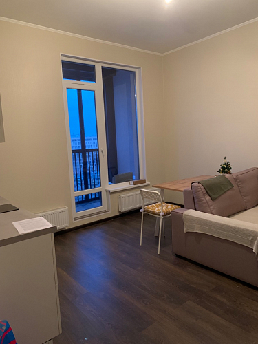 Стол Тринити Лофт 120 32 мм бетон / черный матовый фото покупателя 420