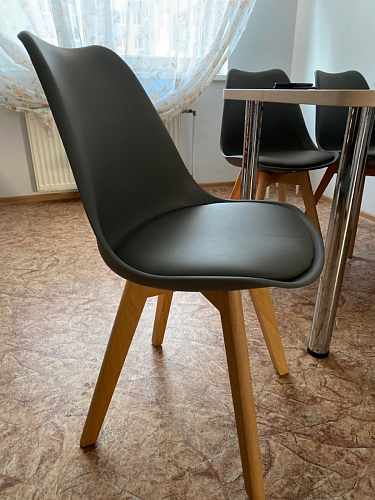 Деревянный стул Bonuss light gray / wood фото покупателя 54