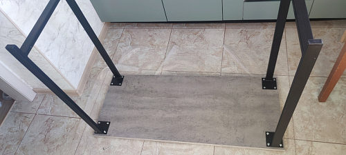 Барная стойка Дилан Лофт 120х40х90 бетон светлый фото покупателя 64