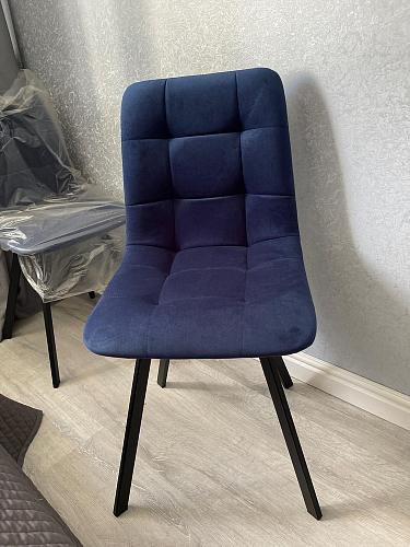 Стул на металлокаркасе Чилли светло-серый / белый каркас фото покупателя 692