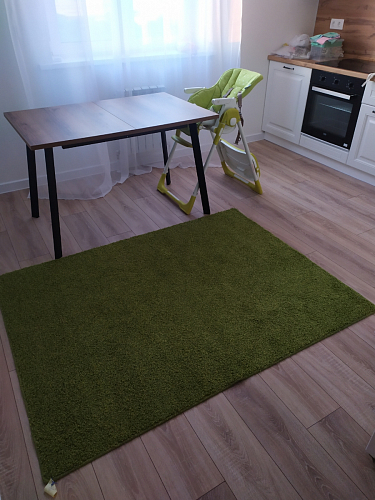 Стол Тринити Лофт 120 32 мм дуб галифакс табако / черный матовый фото покупателя 639