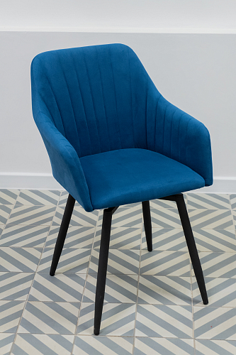 Кресло Слэм крутящееся бежевый teddy 304 / черный из шоурума 1