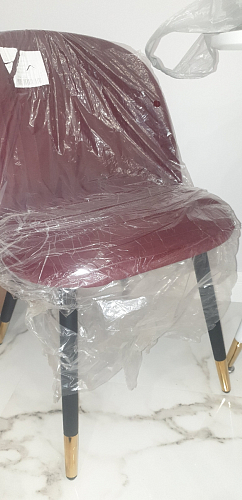 Стул на металлокаркасе Gabi 1 темно-серый / черный фото покупателя 131