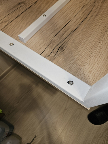 Письменный стол Битти Лофт 116х60х75 дуб вотан / черный матовый фото покупателя 124