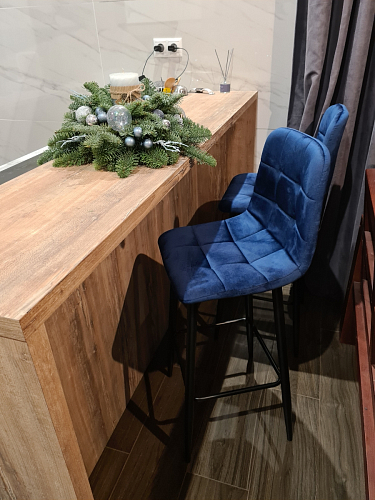 Барный стул Chio dark beige / black фото покупателя 9