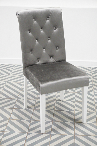 Стул Amelia white / fabric grey из шоурума 2