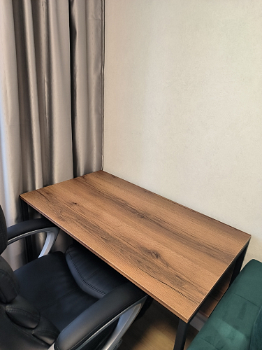 Письменный стол Клер Лофт черный матовый / бетон фото покупателя 43