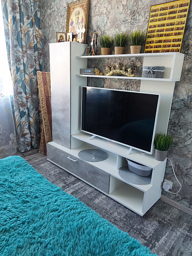 Готовая гостиная Jimenez дуб венге / белый глянец фото покупателя 62