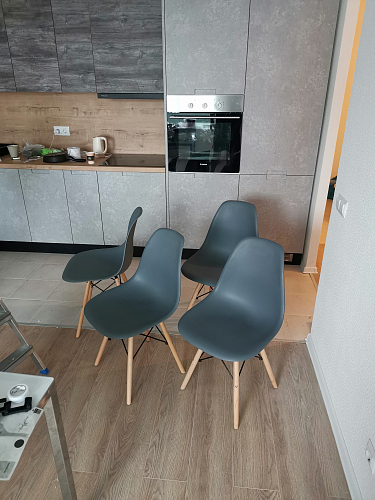 Пластиковый стул Eames PC-015 желтый фото покупателя 508