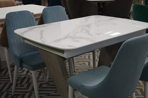 Стул на металлокаркасе Kora black / gray из шоурума 4