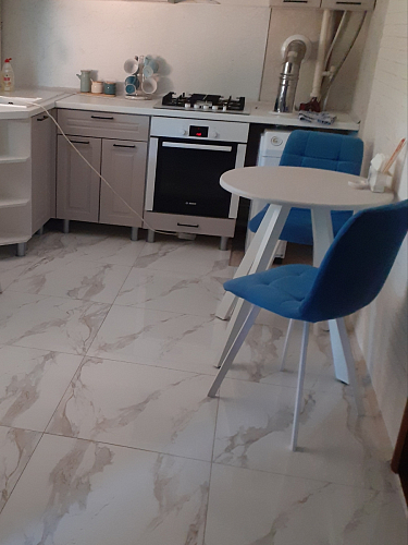 Стул на металлокаркасе Чилли К темно-серый (velutto 32) / черный фото покупателя 276