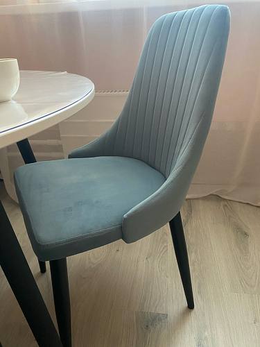 Стул на металлокаркасе Kora beige / black фото покупателя 253