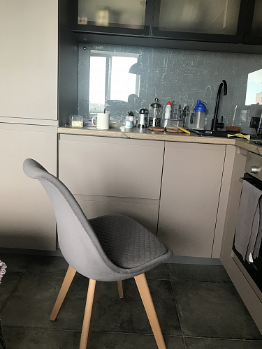 Деревянный стул Bonuss light blue фото покупателя 2