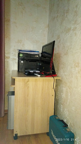 Стол компьютерный КСТ-10.1 бетон фото покупателя 9