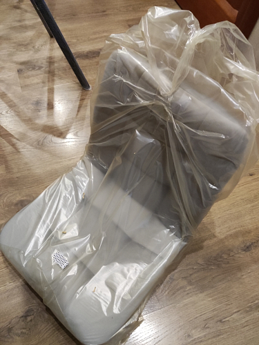 Стул на металлокаркасе Чилли синяя ткань / белый фото покупателя 1174