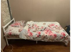 Односпальная кровать Фади 80х200 черная фото покупателя 595