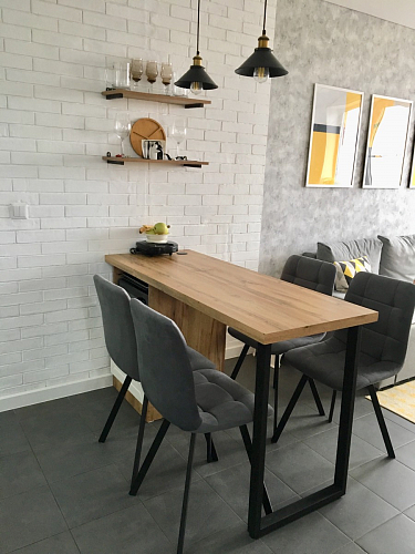 Стул на металлокаркасе Чилли зеленый / черный фото покупателя 999