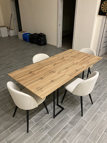 Стул на металлокаркасе Gabi latte / gold / black фото покупателя 871