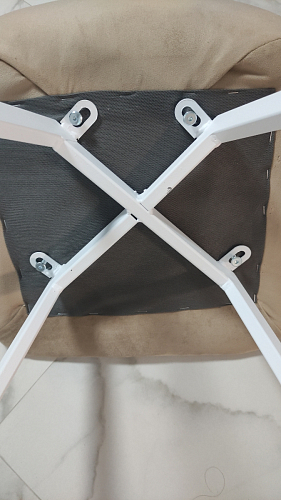 Стул на металлокаркасе Чилли бирюзовый / черный фото покупателя 1142