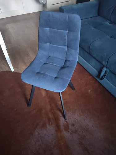 Стул на металлокаркасе Чилли бежевый / белый каркас фото покупателя 1415