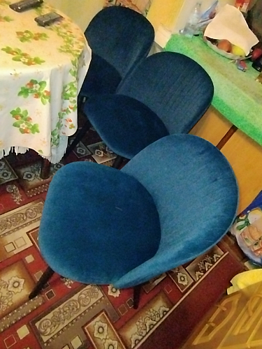 Стул на металлокаркасе Gabi gray / black фото покупателя 825