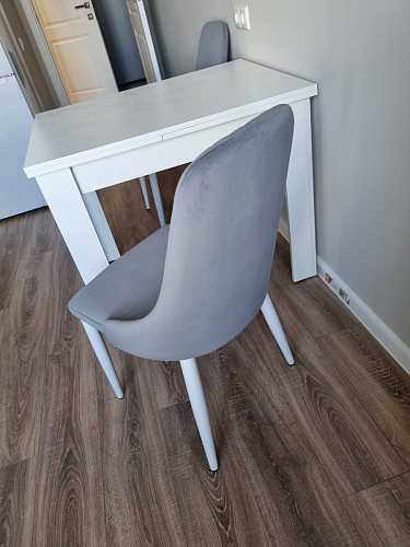 Стул на металлокаркасе Kora beige / black фото покупателя 91