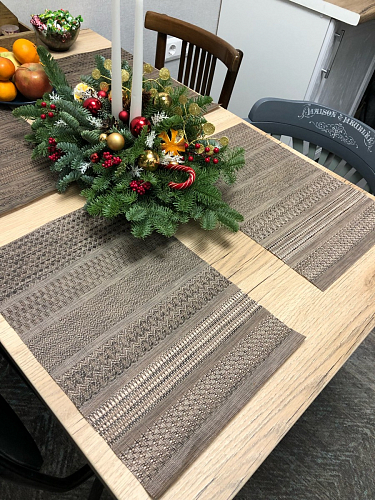 Стол Лота Лофт 120 25 мм дуб делано темный / черный матовый фото покупателя 321