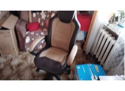 Компьютерное кресло Kadis коричневое / бежевое фото покупателя 59