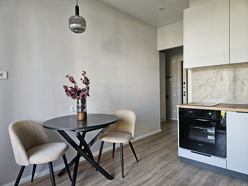 Стул на металлокаркасе Gabi 1 light blue / black / gold фото покупателя 394