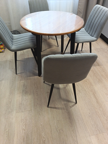 Стул на металлокаркасе Дани бежевый / белый фото покупателя 41