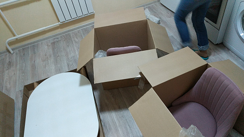 Стул на металлокаркасе Kora beige / black фото покупателя 487