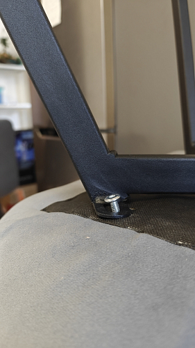 Обеденная группа Эделин темно-серый / бетон / черный матовый фото покупателя 16