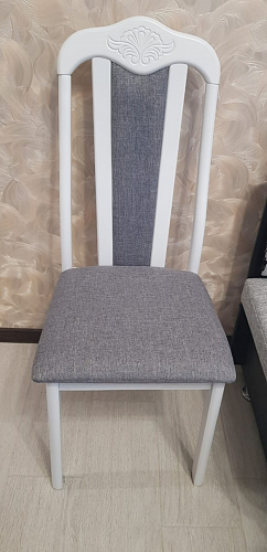 Стул деревянный Aron Soft dirty oak / beige фото покупателя 2