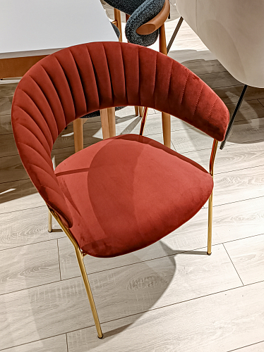 Кресло Turin велюр серый / черный из шоурума 13