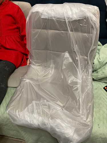 Стул на металлокаркасе Чилли К светло-серый велюр / черный каркас фото покупателя 545