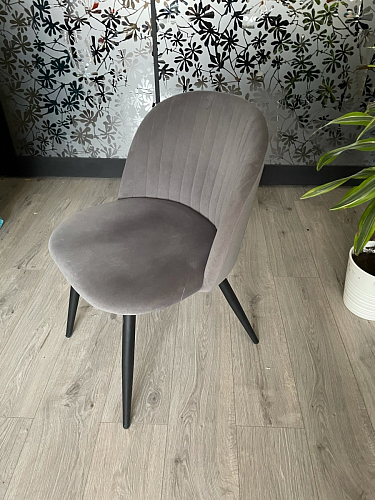 Стул на металлокаркасе Gabi 1 line light blue / black фото покупателя 65