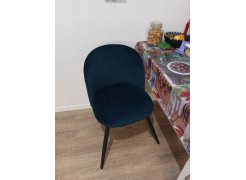 Стул на металлокаркасе Gabi green / black фото покупателя 298