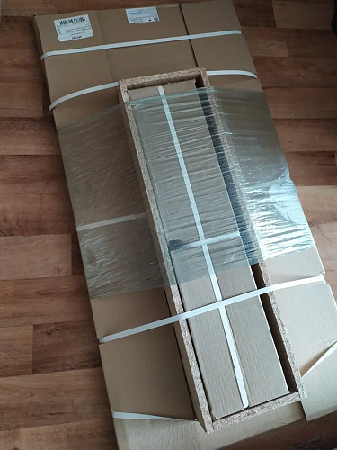 Стол Тринити Лофт 120 32 мм дуб галифакс табако / черный матовый фото покупателя 18