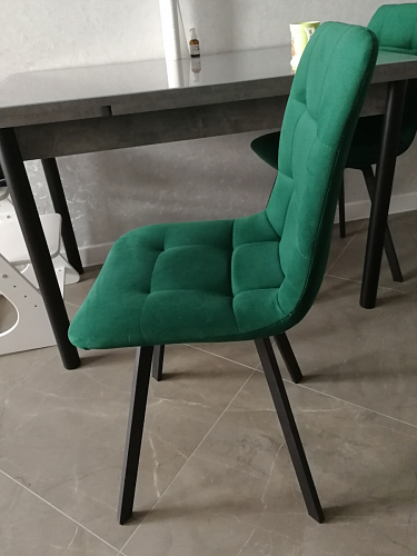 Комплект стульев Чилли 2 шт бежевый / черный фото покупателя 1506