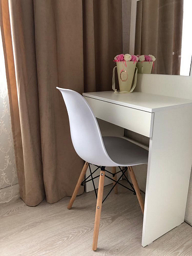 Стул Cindy Eames mod. 001 white / natural фото покупателя 7