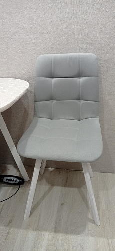 Стул на металлокаркасе Чилли К кирпичный / черный фото покупателя 425