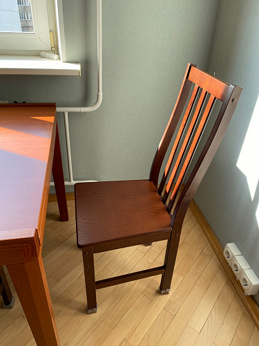 Деревянный стул Sweden жесткое сиденье cappuchino фото покупателя 1