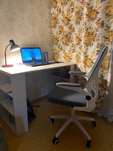 Компьютерное кресло Konfi light gray / white фото покупателя 54