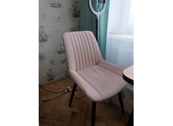 Стул на металлокаркасе Седа К крутящийся светло-серый  / белый фото покупателя 89