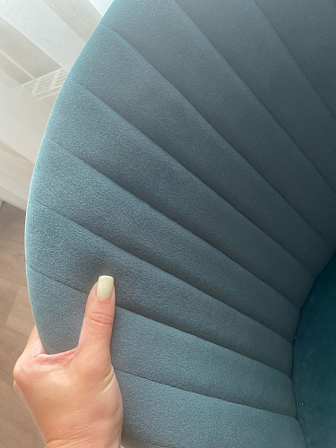 Стул на металлокаркасе Gabi 1 темно-серый / черный фото покупателя 257