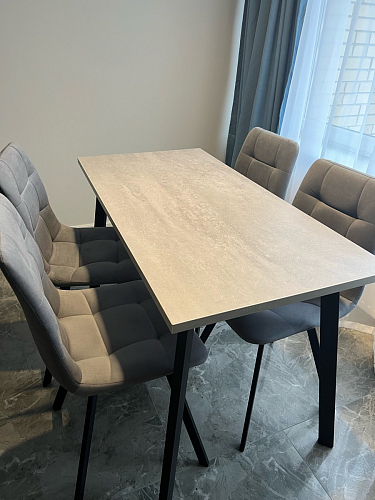 Комплект стульев Чилли 4 шт бежевый / черный фото покупателя 990