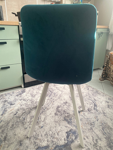 Стул на металлокаркасе Чилли синий / белый фото покупателя 1317