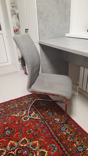 Стул Basit light grey fabric фото покупателя 65